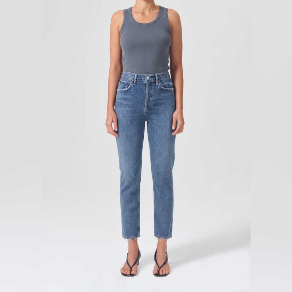 Agolde ~ Riley High Rise Straight Crop ~ Size 28